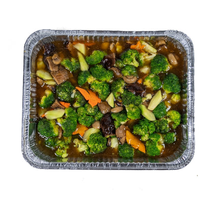 Garlic Broccoli in Oyster Sauce Tray