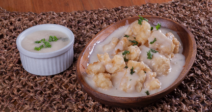 Creamy Breaded Fish Fillet Tray